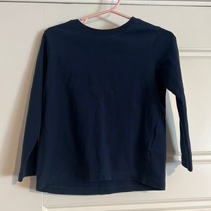 $7 ADD ON H&M Toddler Boy's Navy Long-Sleeve Tee Top 2t 3T 4t‎